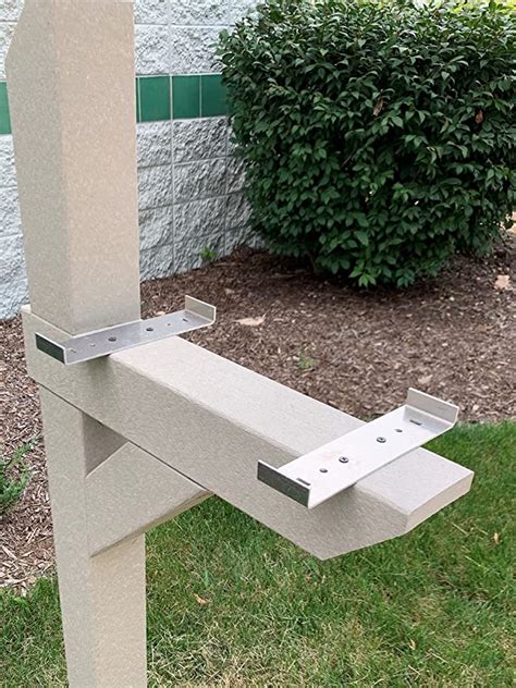 rust free mailbox mounting brackets